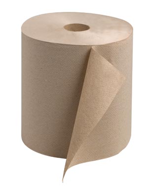[RK800E] Hand Towel Roll, Universal, Natural, 1-Ply, Embossed, H21, 800ft, 7.9" x 7.8" x 1.9", 6 rl/cs