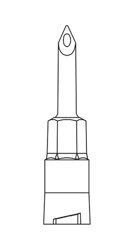 [415019] MICRO-PIN Non-Vented, Single Use Dispensing Pin For Withdrawal or Injection of Medication From Rubber-Stopper Vials, 100/cs