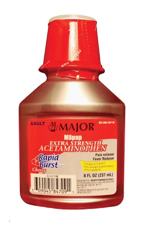 [042128] Analgesic Liquid, Mapap, 500mg, Adult, Cherry Flavor
