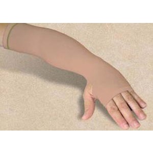 [MTPS26000] Spanda-Sleeves Arm Sleeve, Latex-Free, Regular Style, Light Tone, Green, Medium, 12pr/cs
