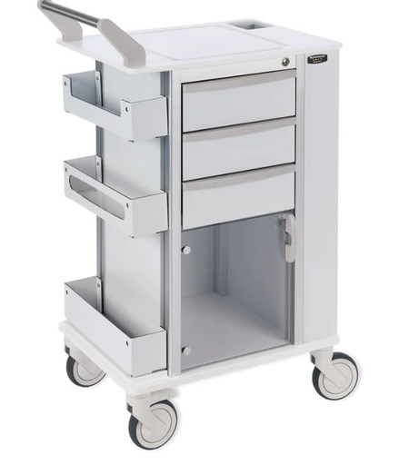 [CT204-0000] Bowman Deluxe Rolling Storage Cart w/5" Casters