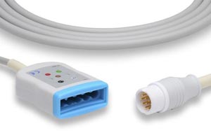 [TP-25850] ECG Trunk Cable, 5 Leads, Philips Compatible w/ OEM: 989803145061, CB-73585R, 989803170181, M1668A, 989803145061, CB-73585R, 989803170181, M1668A