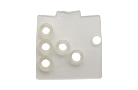 [9411] Gasket, Clear, to fit A-dec Century Pac Auto Block; Pkg of 5