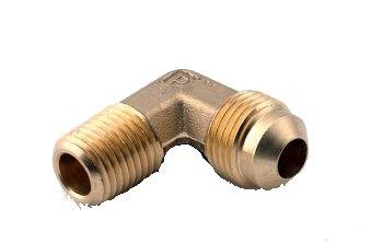 [0886] 1/4" Flare x 1/8" MPT Elbow Connector