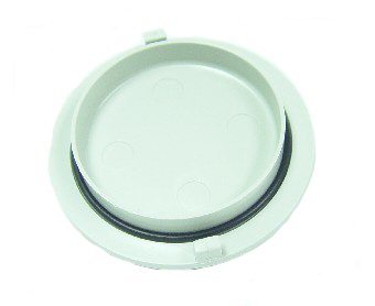 [5866] Vacuum Canister Cap w/O-ring, Bracket Mounted, Gray