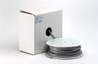 [252] FC Tubing, 2 Hole, Vinyl Asepsis Gray